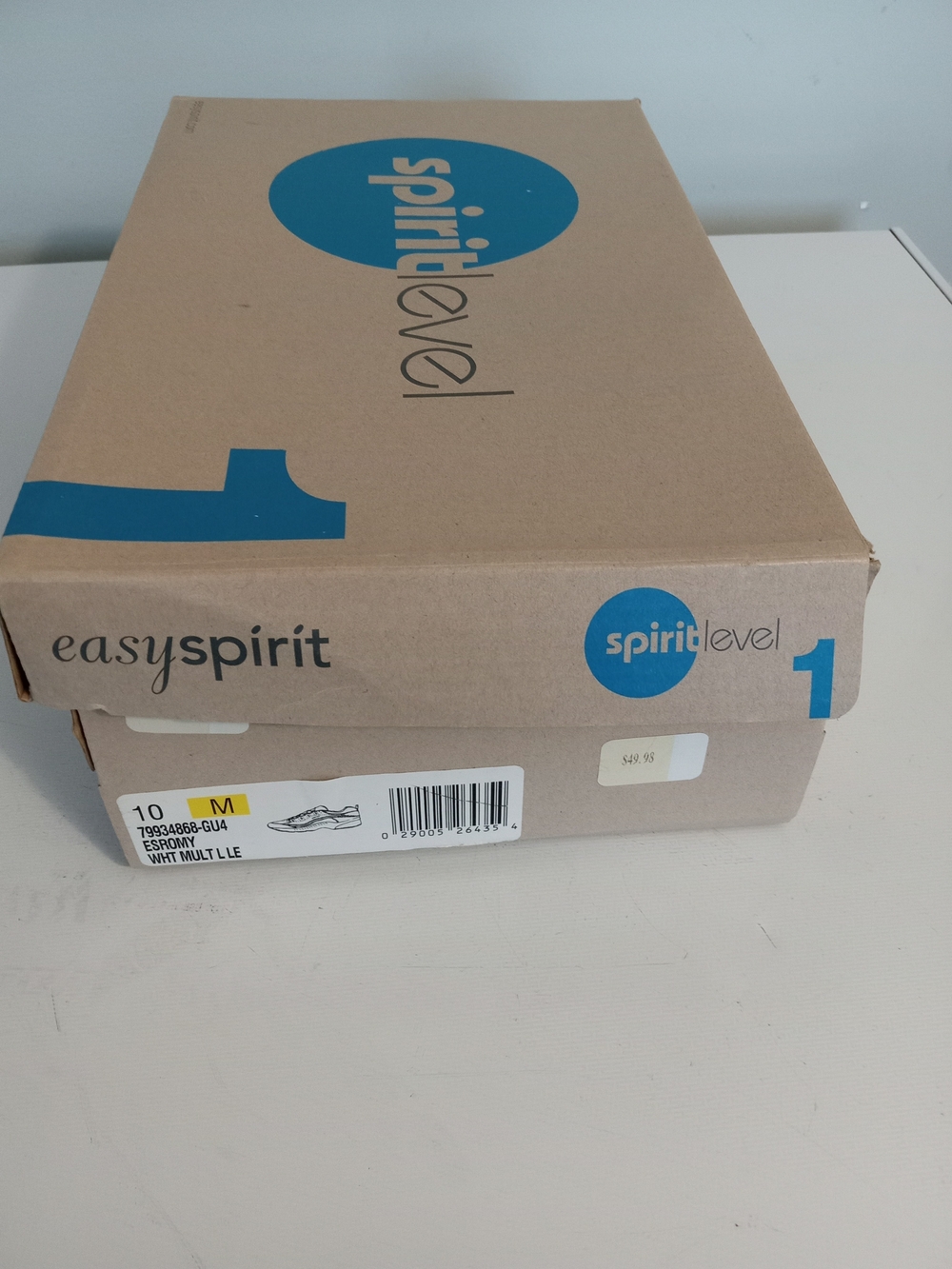 Easy Spirit Women's Athletic Shoes Box - Brown with Blue Logo